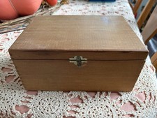 VTG Cedar Cigar Box by Wolf Brothers, Red Lion PA picture