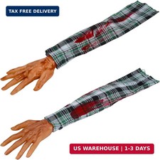 XONOR Halloween Fake Severed Arm Plastic Hands Human Body Parts for Haunted Hous picture