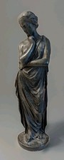 Vintage Saudade Statue After Antonio Soares dos Reis Metal Sculpture Portugal picture