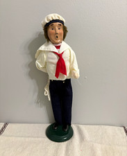 Vintage 1999 Byers Choice Caroler Nautical Sailor Man With Rope Figurine Signed picture