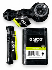 NEW EYCE Black Silicone Spoon Pipe Solo Shorty 3 Piece Set - TRAVEL picture