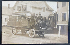 Mint USA Real Picture Postcard Advertising AH Sweet Wood & Paper Boxes Truck picture
