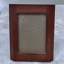 Rare Woods Picture Frame for 5x7 Photos Portrait Free Standing Brown Wood picture