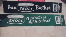 2-VINTAGE 1983 SKOAL BUMPER STICKERS MINT/NEW/UNUSED 17