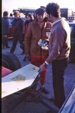 PHOTO  JO SEPPI SIFFERT AT THRUXTON ON 12 APRIL 1971WITH HIS LIFELONG FRIEND JEA picture