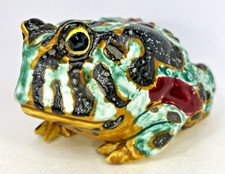 VTG Jeanne Grut Royal Copenhagen Denmark Fajance Figurine Horned Toad Frog 3471 picture