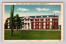 Greenwood SC- South Carolina, Chipley Hall, Lander College, Vintage Postcard picture