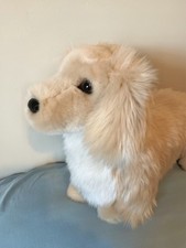 New Haisley Golden Dachshund Plush NWT Dog Douglas Cuddle Standing Cream ESSA picture
