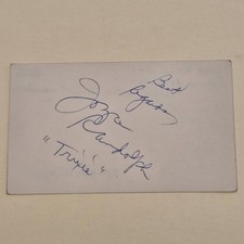 Joyce Randolph Signed Actress Autograph The Honeymooners Trixie Norton 2 picture