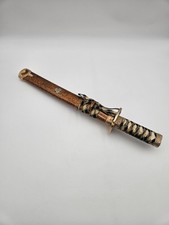 Vintage Mini Japanese Samurai Tanto Sword Taiwan 440 Stainless Orange (A) picture