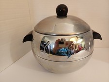 Vintage West Bend Penguin Hot Cold Server Bakelite Handles  picture