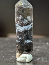 6.25 Ct Rare Black Topaz Terminated Point, Famed Location Jaub County Utah picture