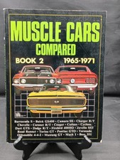 Muscle Cars Compared Book 2 - 1965-1971 Brooklands Books Softbound VTG picture