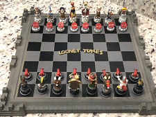 Rare 1990’s Franklin Mint “Looney Tunes” Chess Set With Character Pieces picture