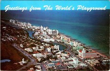 1965, Greetings from World's Playground, MIAMI BEACH, Florida Postcard - Koppel picture