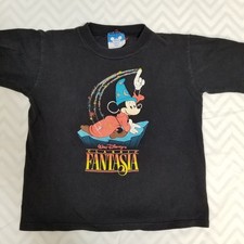 Vintage 90s Disney Character Fashions Fantasia T Shirt Youth M 6-8 Made in USA picture