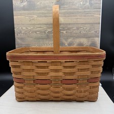 1988 Longaberger Holiday Hostess Large Market Basket picture