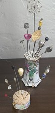 Antique / Vintage Hatpin Lot Of 19 Victorian Hat and Stick Pins  picture