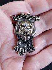 Motörhead England Gold Motorhead Licensed Heavy Metal Band Pin Button Badge picture