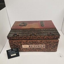 Vintage Wilbert Triune Concrete Burial Casket Vault Salesman Sample Display picture