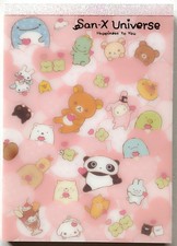 San-X Universe Character Memo Pad 80 Sentimental Circus Rilakkuma MADE IN JAPAN picture