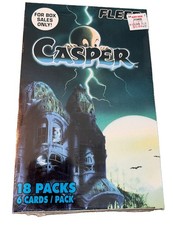 1996 Casper Trading Cards 18 Packs Fleer Movie Factory Sealed Box Unopened picture