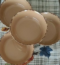 Set of Four (4) Melamine ~ Distressed ~ Farmhouse ~ Country ~ 7