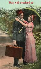 Vintage Postcard Was Well Received At Couples Getting Back Together Happy Love picture