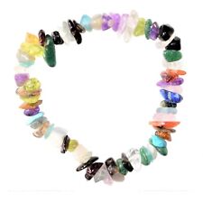 CHARGED Premium Every Crystal Chip Stretchy Bracelet (40+ Crystal Types) REIKI picture