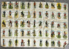 Antique Uncut Regimental Uniforms of Canada Tobacco Silks Military Panel  picture