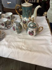 VTG Tea Set 15 Pieces. No Chips. Made In Japan. Bit Of Ware. 1950-1970. picture