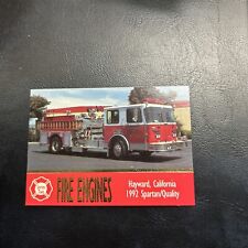 Jb98 Fama Fire Engines 1993 #121 Hayward California 1992 Spartan Quality picture