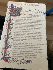 Nicene Creed Certificate picture