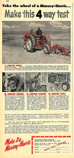 1952 MASSEY-HARRIS FARM TRACTOR AD ~ RACINE, WISC. picture