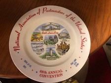 1972 U. S. POSTMASTERS---68TH CONVENTION----SALT LAKE CITY ---PLATE picture