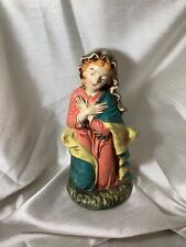 Vintage 1960’s Ceramic Hand Painted Mother Mary  Blume Exclusives Japan 9.5” H picture
