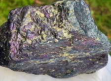 Rare Covellite Mineral Rock Specimen Rough 1234g free standing  picture