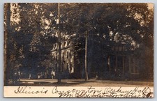 Jacksonville Illinois Conservatory Academy Hall Building Real Photo RPPC picture