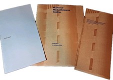 1970 McDonnell Medical Sciences Building Dedication Program- Booklet- Floor Plan picture