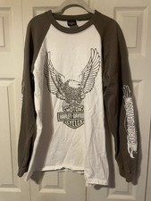 Harley Davidson Size Large Long Sleeve Shirt Augusta Georgia picture