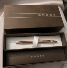 Cross 1/20 14K Gold Filled Ballpoint Pen #1502 New In Box (LR) picture