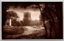Vintage Rusthall Church Sepia Postcard W.F.M. Series 56 UK picture