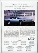 1993 Jaguar XJ-S XJS Convertible Original Advertisement Print Art Ad K132 picture