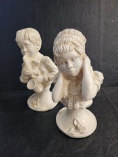 Vintage 1971 Boy And Girl Universal Statuary, Kendrick Figurine Music Decor picture