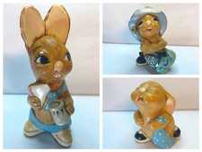Lot of 3 Vintage PenDelfin Rabbit Figurines - England Collectible picture