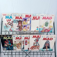 Vintage MAD Magazine 204-213 Lot 10 Issues 1979-1980 Superman Jaws Alien Parody picture