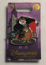 Disney Basil & Professor Ratigan The Great Mouse Detective 40th Anniversary Pin picture