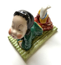 VINTAGE OCCUPIED JAPAN ASIAN GIRL FIGURINE picture