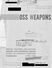 111 Page 1944 WWII OSS Office of Strategic Services Weapons Book on Data CD picture