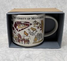 University of Minnesota Ceramic Mug NIB Starbucks Campus Collection Series 14oz picture